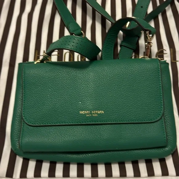 Henri Bendel crossbody 3 in 1 handbag, Kelly green - Picture 3 of 11